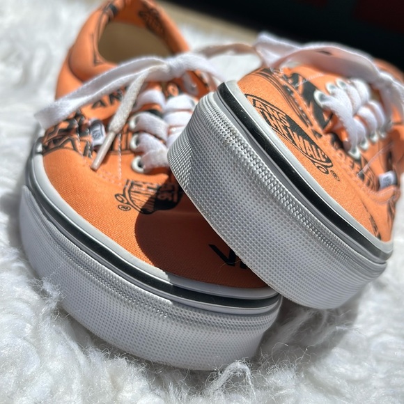 Unisex 🛹Vans Era Logo Mix Tangerine - Orange Low-top Sneakers, M/6.5,W/8 - Picture 4 of 14